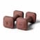 WeGym SafeGrip Square Dumbbells with Anti Slip Handles Aesthetic Free Weights for Home Workouts Stable Design Prevents Rolling during Floor Exercises 5LB Pair Rose