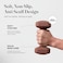 WeGym SafeGrip Square Dumbbells with Anti Slip Handles Aesthetic Free Weights for Home Workouts Stable Design Prevents Rolling during Floor Exercises 5LB Pair Rose