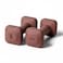 WeGym SafeGrip Square Dumbbells with Anti Slip Handles Aesthetic Free Weights for Home Workouts Stable Design Prevents Rolling during Floor Exercises 5LB Pair Rose