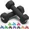 Portzon Weights Dumbbells 10 Colors Options Compatible with Set of 2 Neoprene Dumbbells Set115 LB AntiSlip Antiroll Hex Shape