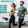 BECOJADDE Ankle Weights Set of 2 1 lb Each Adjustable Wrist Weights for Women Men Wearable Arm Leg Weight for Pilates Running Walking Workout Yoga Deep Emerald
