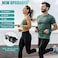 BECOJADDE Ankle Weights Set of 2 1 lb Each Adjustable Wrist Weights for Women Men Wearable Arm Leg Weight for Pilates Running Walking Workout Yoga Deep Emerald