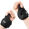 Frelaxy Wrist Weights with Thumb Loops Lock for Men Women 1lb2 2lbs2 3lbs2 Ankle Weights Weighted Gloves for Running Strength Training Yoga Walking Exercises Black 1 lb x 2