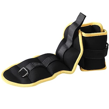 JFIT Ankle Weight Pair 20 LBS Set of 2 with Adjustable Velcro Straps Breathable Moisture Absorbent Weight Straps for Men and Women Comfortable Ankle Wrist Weights