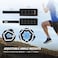 ZELUS 1 Pair Adjustable Ankle Weights 2 4 6 8 10 lb Modularized Leg Weight Straps for Women Men Weighted Ankle Weight Set with Reflective Strip 15 lb per Ankle Strap for Gym Yoga Jogging Walking