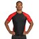 Sanabul Essential Short Sleeve Rash Guard MMA BJJ Wrestling Grappling Jiu Jitsu Red Medium