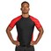 Sanabul Essential Short Sleeve Rash Guard MMA BJJ Wrestling Grappling Jiu Jitsu Red Medium