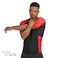 Sanabul Essential Short Sleeve Rash Guard MMA BJJ Wrestling Grappling Jiu Jitsu Red Medium
