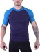 V VICROAD Mens Short Sleeve Rash Guard Swim Shirt Athletic Surfing Tee DK NavyDK Blue2XL