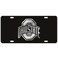 Craftique Ohio State Black Laser Cut License Plate Mirror Logo