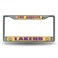 Rico Industries NBA Los Angeles Lakers Standard Chrome License Plate Frame 6 x 1225