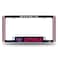 Rico Industries NHL Washington Capitals Classic 12 x 6 Chrome All Over Automotive License Plate Frame for CarTruckSUV