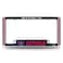 Rico Industries NHL Washington Capitals Classic 12 x 6 Chrome All Over Automotive License Plate Frame for CarTruckSUV