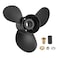 RADHLBNIU 4877344A45 Outboard Boat Propeller 13 14 x17 Pitch Replacement for Mercury 60 75 90 100 115 hp 15 Spline Tooth RH 1325 x 17P