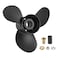 RADHLBNIU 4877344A45 Outboard Boat Propeller 13 14 x17 Pitch Replacement for Mercury 60 75 90 100 115 hp 15 Spline Tooth RH 1325 x 17P