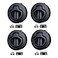 Thorn Boat Slam Latch 2 inch Black Nylon Flush Pull Handle Latches 4PCS for RV Marine Deck Hatch 12 Door Hardware