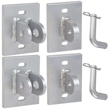 JYINCPED Floating Dock Hinges HardwareStationary Dock Connector Hinge KitFloating Dock Brackets Hardware PartsHeavy Duty Male Female Corner T Connector for Floating Ramp