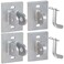 JYINCPED Floating Dock Hinges HardwareStationary Dock Connector Hinge KitFloating Dock Brackets Hardware PartsHeavy Duty Male Female Corner T Connector for Floating Ramp