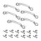 Abimars Bimini Top Strap Pad Eye Footman Loop 6PCS 316 Stainless Steel Footmans Loop for 1in or 1 12in Tie Down Strap Kayak Deck Loops Tie Down Anchor Point