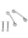Abimars Bimini Top Strap Pad Eye Footman Loop 6PCS 316 Stainless Steel Footmans Loop for 1in or 1 12in Tie Down Strap Kayak Deck Loops Tie Down Anchor Point