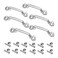 Abimars Bimini Top Strap Pad Eye Footman Loop 6PCS 316 Stainless Steel Footmans Loop for 1in or 1 12in Tie Down Strap Kayak Deck Loops Tie Down Anchor Point