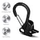 Acelane 4 Pack Boat Fender Clips Extra Large Stainless Steel Quick Release Boat Bumper Clips Clamp on 38 58 Rope for Boat Docking Fastening Fender Lines