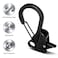 Acelane 4 Pack Boat Fender Clips Extra Large Stainless Steel Quick Release Boat Bumper Clips Clamp on 38 58 Rope for Boat Docking Fastening Fender Lines