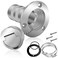 Boltigen 250mm Boat GasFuel Deck FillFiller with Keyless Cap2inch Stainless Steel Deck Filler Marine Hardware for Boat Yacht Caravan Mirror Polished Head