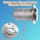 Boltigen 250mm Boat GasFuel Deck FillFiller with Keyless Cap2inch Stainless Steel Deck Filler Marine Hardware for Boat Yacht Caravan Mirror Polished Head