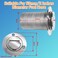 Boltigen 250mm Boat GasFuel Deck FillFiller with Keyless Cap2inch Stainless Steel Deck Filler Marine Hardware for Boat Yacht Caravan Mirror Polished Head