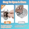 Boltigen 250mm Boat GasFuel Deck FillFiller with Keyless Cap2inch Stainless Steel Deck Filler Marine Hardware for Boat Yacht Caravan Mirror Polished Head