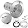 Boltigen 250mm Boat GasFuel Deck FillFiller with Keyless Cap2inch Stainless Steel Deck Filler Marine Hardware for Boat Yacht Caravan Mirror Polished Head