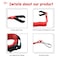 GZZTORES Boat Lanyard Kill Switch Marine Jet Ski Lanyard Wrist Strap Replace 6E98257500 for Yamaha Outboard Tohatsu Honda Engine Safety Stop Tether Red