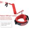 GZZTORES Boat Lanyard Kill Switch Marine Jet Ski Lanyard Wrist Strap Replace 6E98257500 for Yamaha Outboard Tohatsu Honda Engine Safety Stop Tether Red