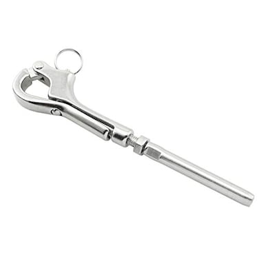 heyous 316 Stainless Steel Quick Release Pelican Hook Shackle Sailing Boat Yacht 1 x Pelican Hook 1x Swage Stud