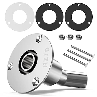 HZJD Thru Hull Exhaust Skin 24mm Stainless Steel 316 for Diesel Parking heatersBend