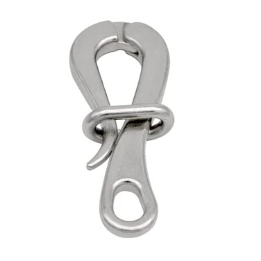 ISURE MARINE 100mm Pelican Hooks Eye with Quick Release Link Stainless Steel 316 Marine Boat