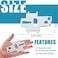 Ripeng 2 Pieces Boat Gas Cap Key Deck Fill Plate Key Stainless Steel Boat Fuel Cap Tool Floating Keychain Bottle Opener for Yacht Replacement Fuel Water Tank
