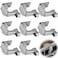 SailVoya Boat Bumper Clips Pontoon Boat Fender Clips for Docking Pontoon Boat Square Rail Fender HangersAdjustersClips Work with Pontoon Bumpers for Docking 8 Pack