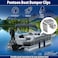 SailVoya Boat Bumper Clips Pontoon Boat Fender Clips for Docking Pontoon Boat Square Rail Fender HangersAdjustersClips Work with Pontoon Bumpers for Docking 8 Pack