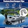 SailVoya Boat Bumper Clips Pontoon Boat Fender Clips for Docking Pontoon Boat Square Rail Fender HangersAdjustersClips Work with Pontoon Bumpers for Docking 8 Pack