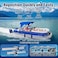 SailVoya Boat Bumper Clips Pontoon Boat Fender Clips for Docking Pontoon Boat Square Rail Fender HangersAdjustersClips Work with Pontoon Bumpers for Docking 8 Pack