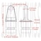 SHENGHUISS Bimini Top Cap Eye End Boat Fitting Stainless Steel 316 Round Tubing Marine Hardware with L Shape Hex Key D78 inch 2 Pack