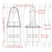 SHENGHUISS Bimini Top Cap Eye End Boat Fitting Stainless Steel 316 Round Tubing Marine Hardware with L Shape Hex Key D78 inch 2 Pack
