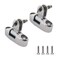 SHENGHUISS Marine Swivel Deck Hinge 316 Stainless Steel Boat Bimini Top Swivel Mount Hardware with Screw Remove pin