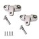SHENGHUISS Marine Swivel Deck Hinge 316 Stainless Steel Boat Bimini Top Swivel Mount Hardware with Screw Remove pin