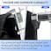 VEITHI Boat Trailer Bunk Carpet Black 8in Wide x 13ft Long Boat Bunk Carpe18oz Boat Trailer Carpet for Boat Trailers or Jet Ski Ramps