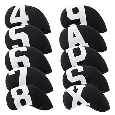 barudan golf Big Number Neoprene Golf Iron Covers Set Club Head Covers Wedge Iron Protective Headcover for Callaway Ping Taylormade Cobra Mizuno