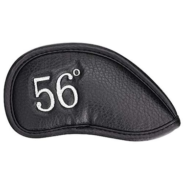 CRAFTSMAN GOLF Craftsman Golf 1pc 56 56 Degree Synthetic Leather Black Golf Wedge Covers 1pc 56