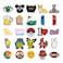 FRANKTECH Golf Club Covers Pins 10pcs or 25pcs PVC Plastic Decoration Charms Funny Add On Compatible to Golf Head Covers